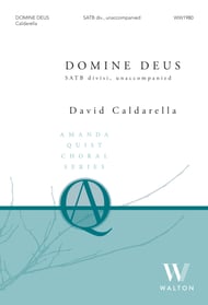 Domine Deus SATB choral sheet music cover Thumbnail